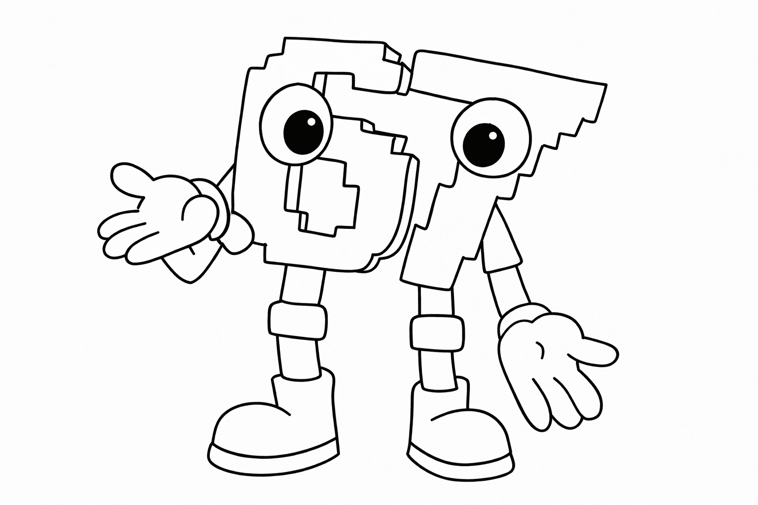 Brainrot 67 para colorear