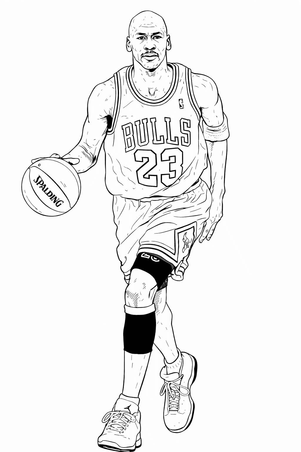 Michael Jordan para colorear